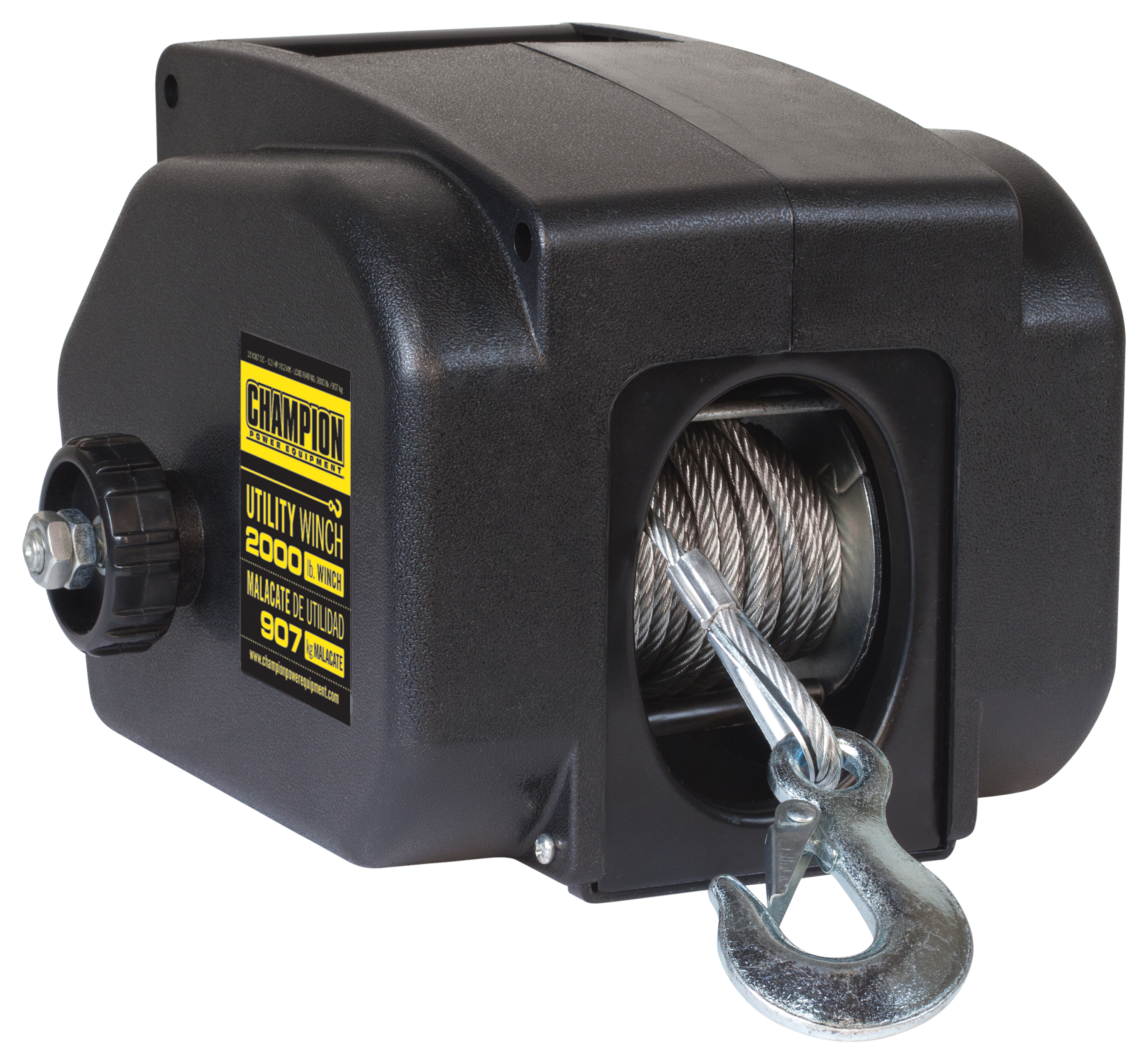 Champion Power Equipment 12090 2,000lb. Marine/Trailer Utility Winch
